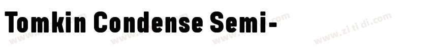 Tomkin Condense Semi字体转换